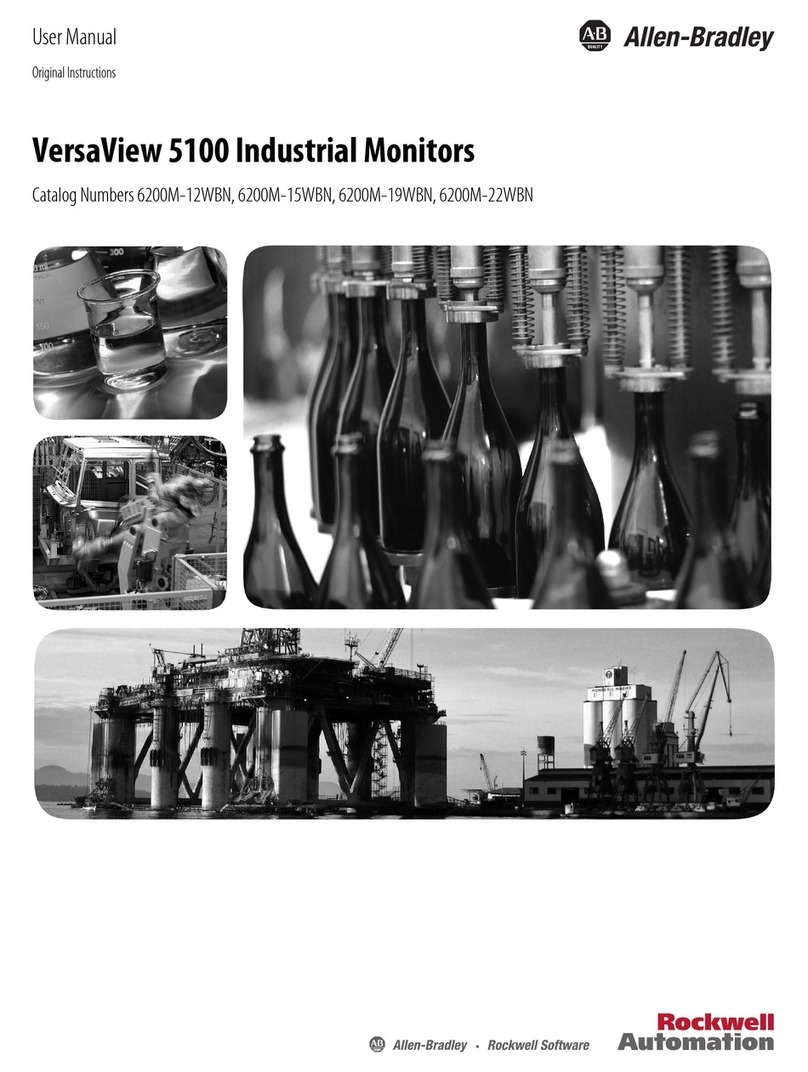 Rockwell Automation VersaView 5100 User manual Rockwell Automation VersaView 5100 User manual