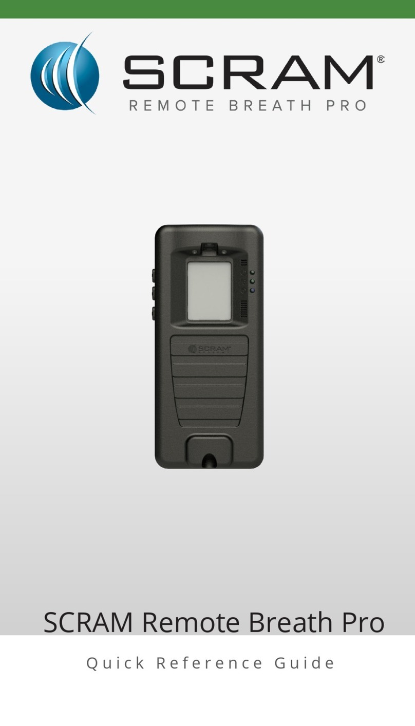 Alcohol Monitoring Systems SCRAM Remote Breath Pro Quick reference guide