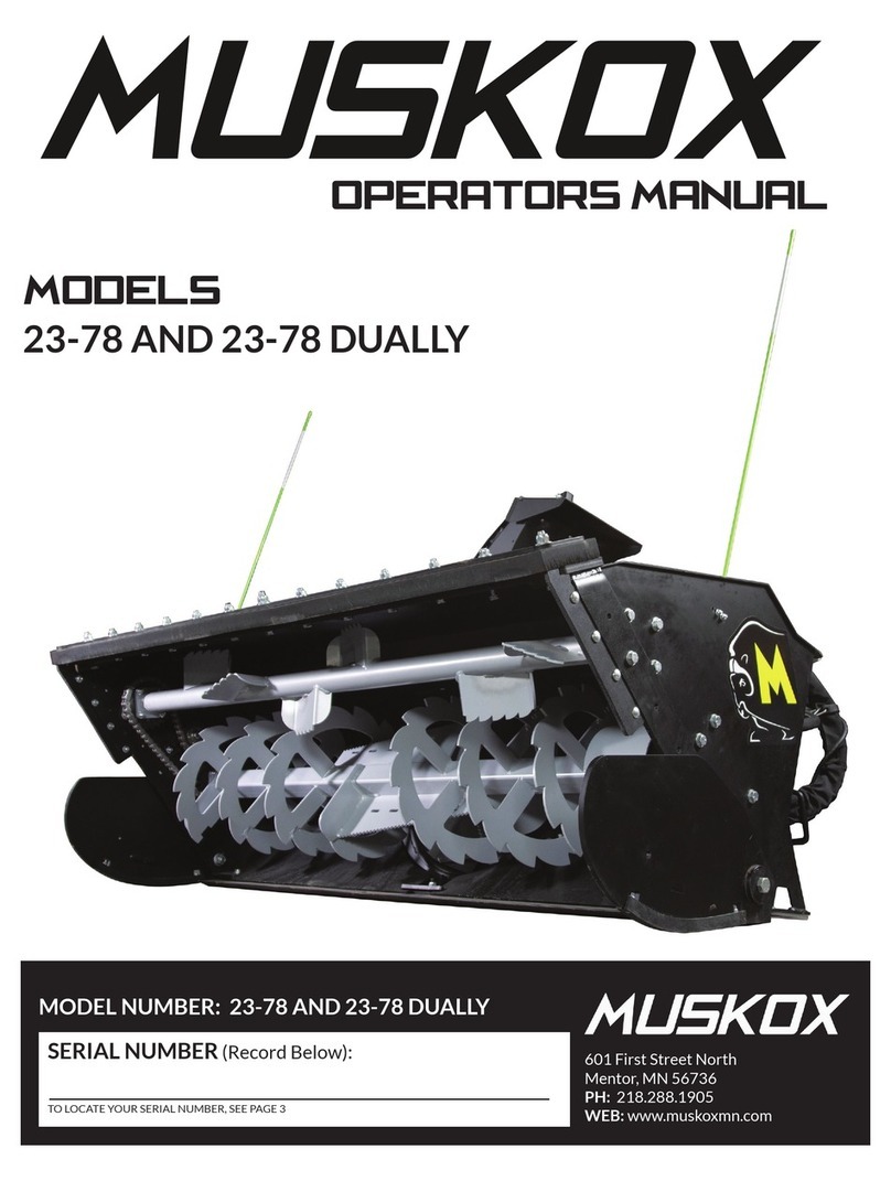 MUSKOX 23-78 Operator's manual