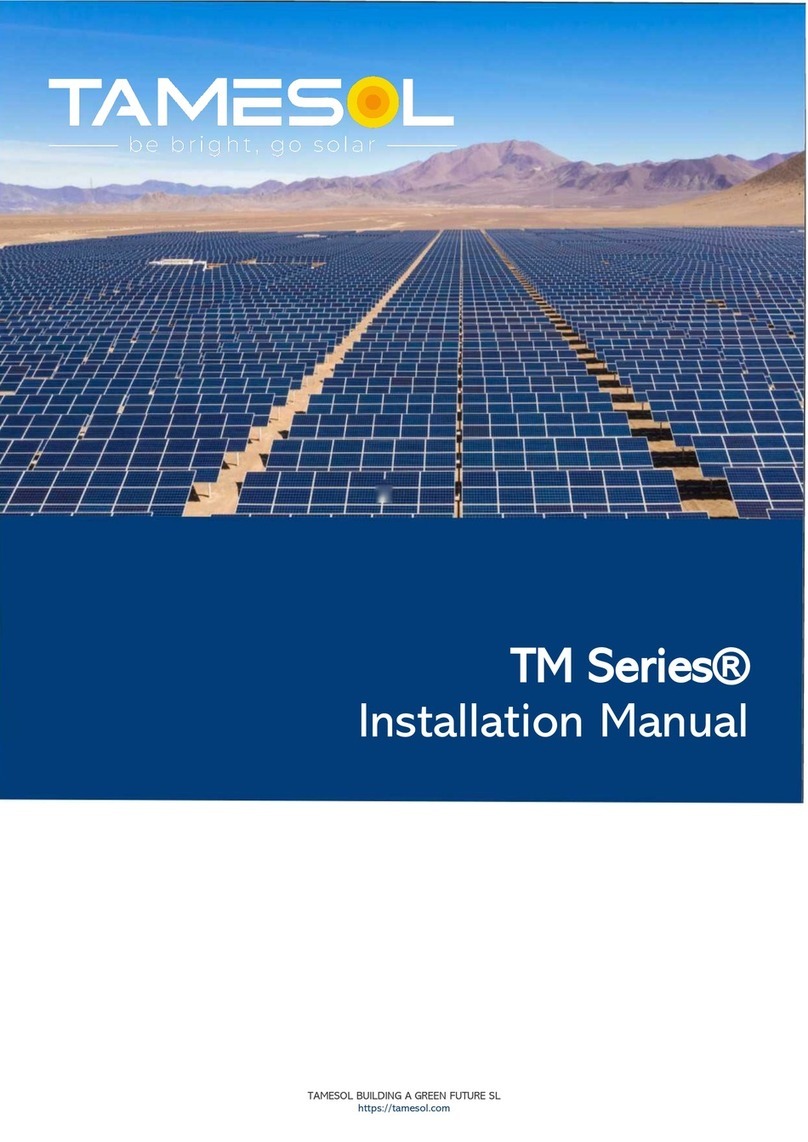 TAMESOL TM Series installation manual