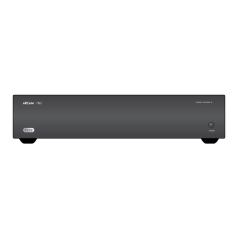 Arcam P429 User manual