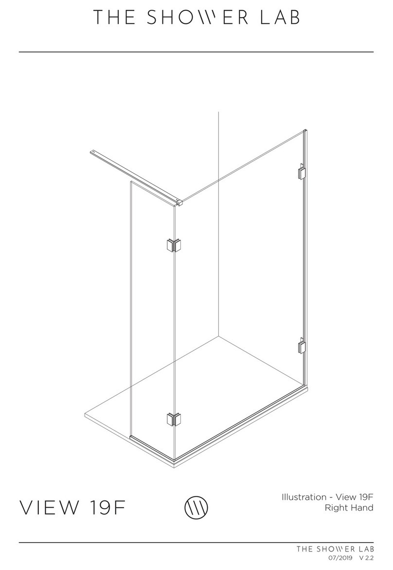 THE SHOWER LAB VIEW 19F User manual