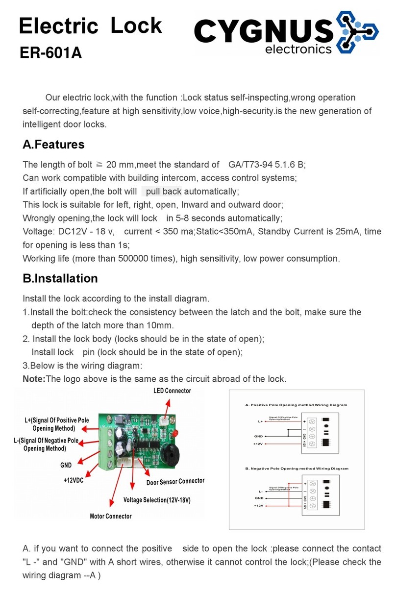 Cygnus electronics ER-601A User manual