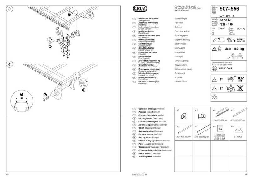 Cruz N+ Series Assembly instructions
