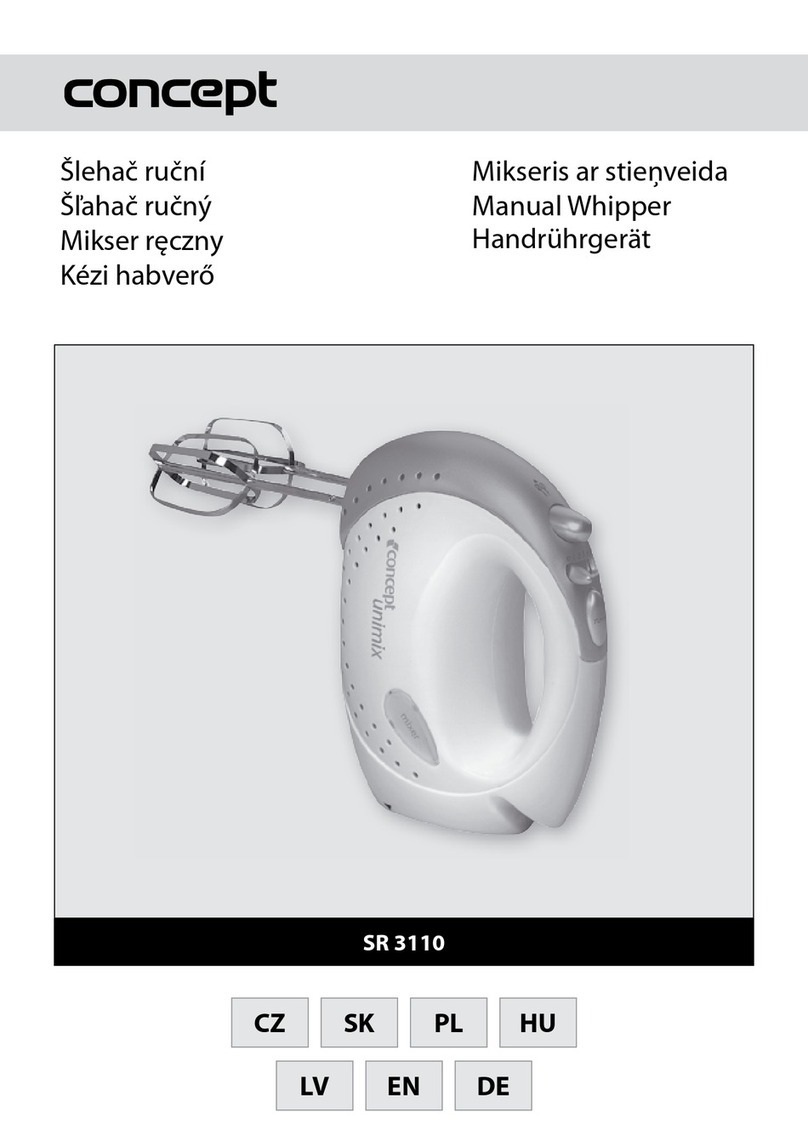 Concept2 SR 3110 operating instructions