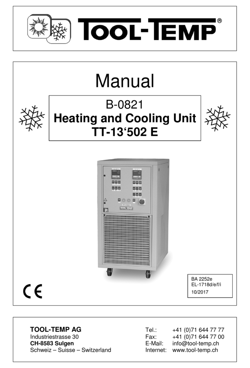 Tool-Temp TT-13'502 E manual Tool-Temp TT-13'502 E manual