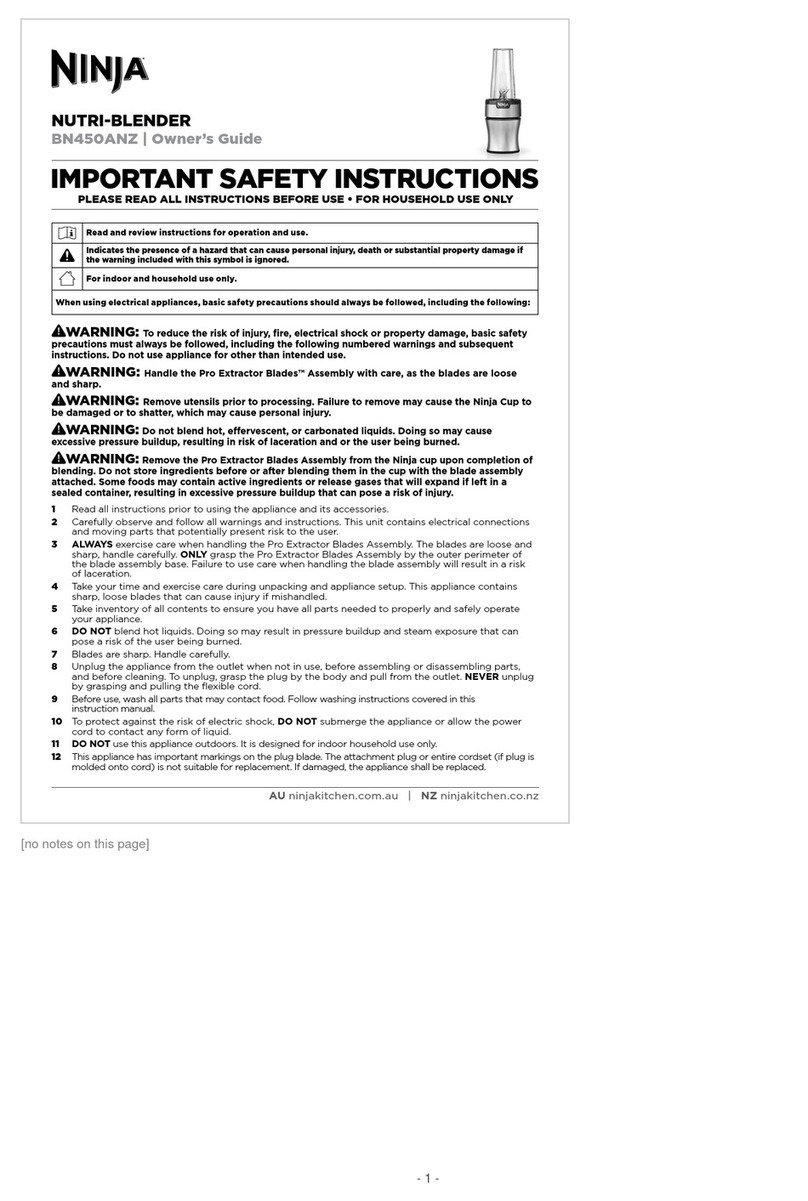 Ninja BN450ANZ User manual