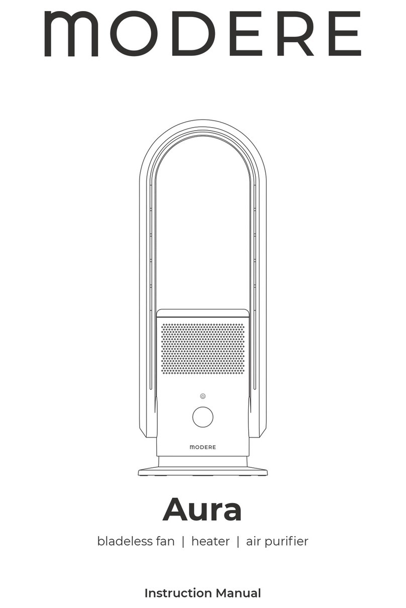 Modere Aura instruction manual