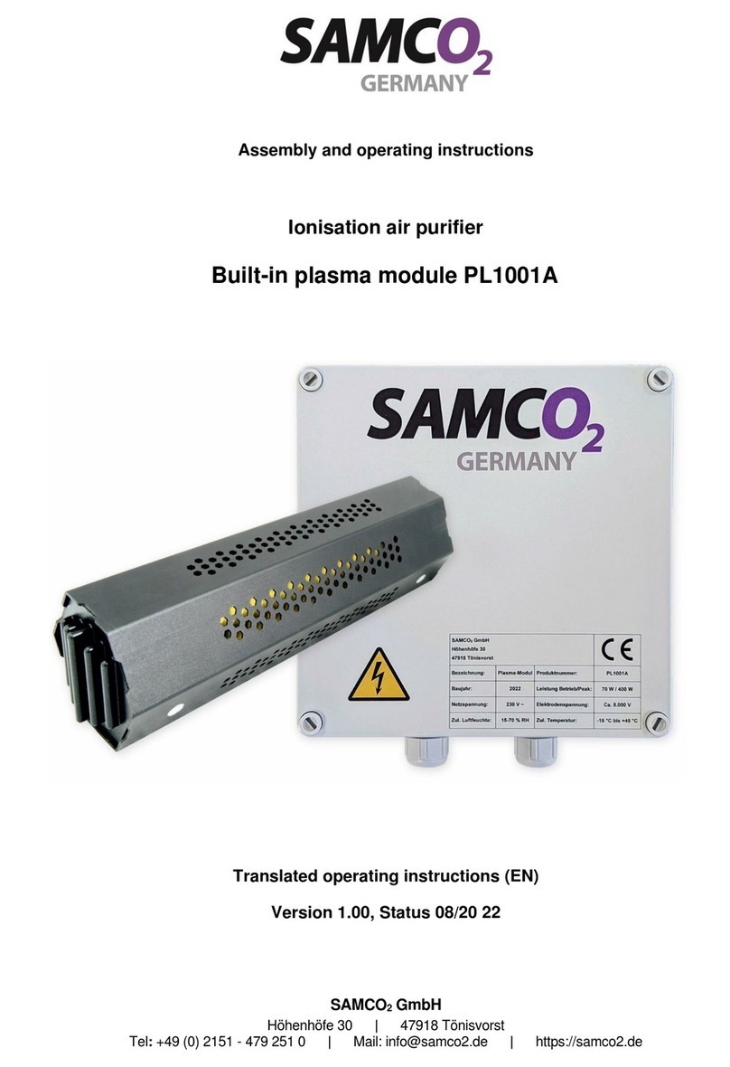 SAMCO2 PL1001A Assembly and operating instructions