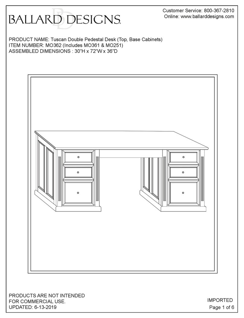 Ballard Designs Tuscan MO362 manual