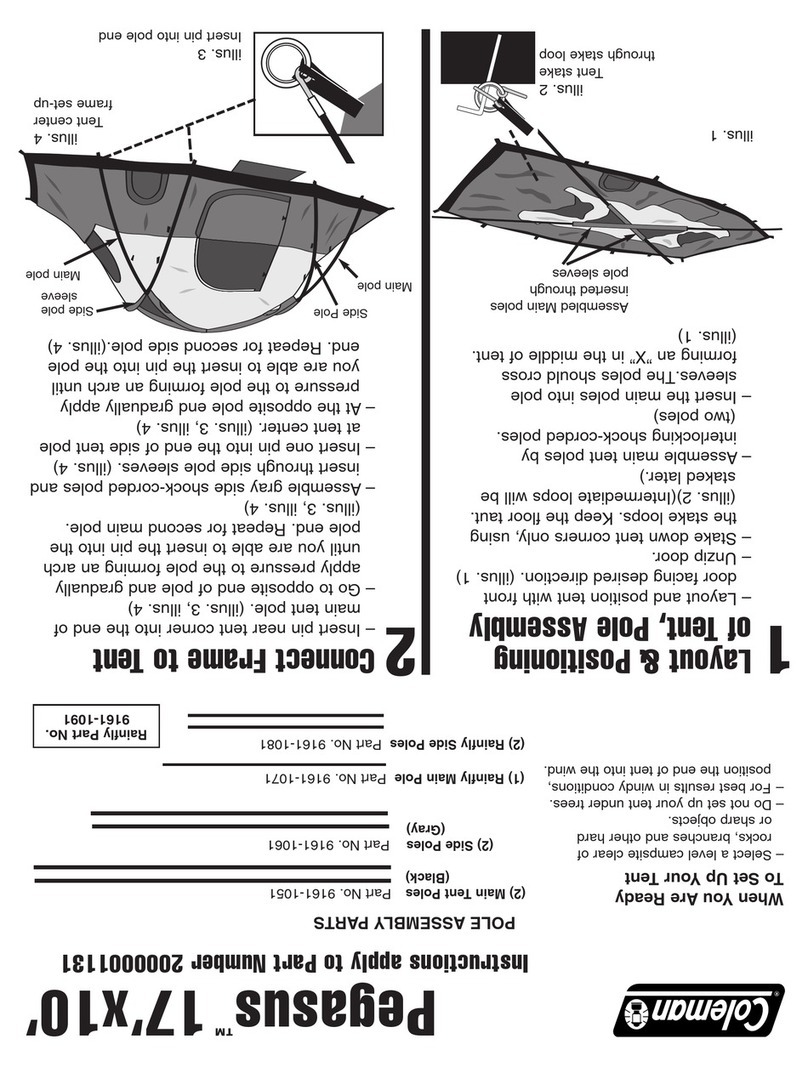 Coleman Pegasus 2000001131 User manual