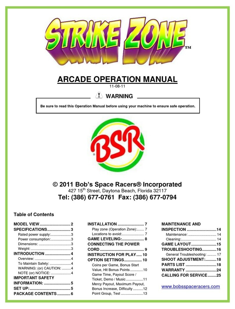 BSR STRIKE ZONE Operation manual