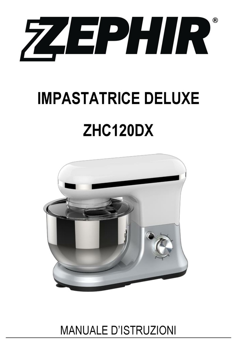 Zephir ZHC120DX instruction manual
