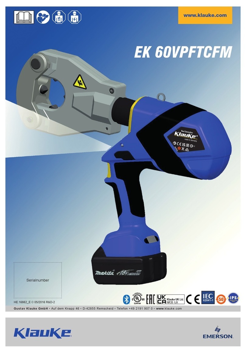 Emerson Klauke EK 60VPFTCFM User manual