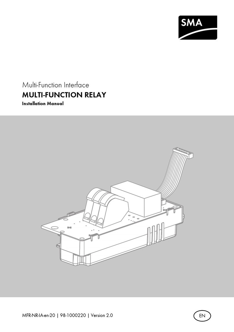 SMA Solar Technology MFR01-10 installation manual