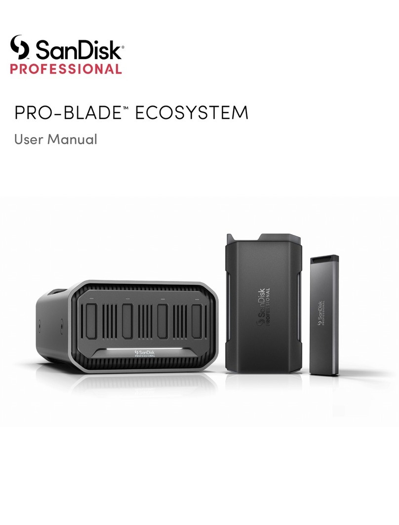 SanDisk PROFESSIONAL PRO-BLADE ECOSYSTEM User manual