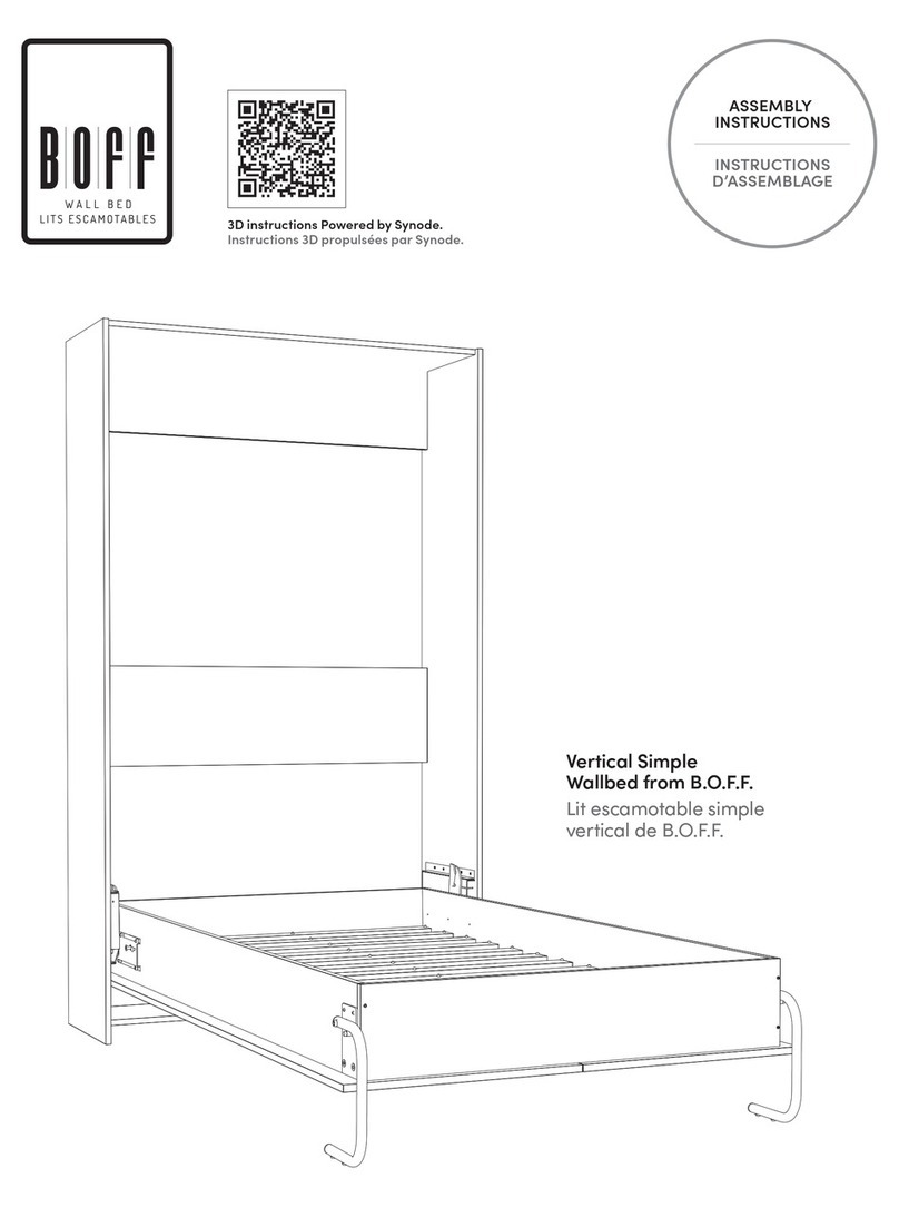 Boff Vertical Simple Wallbed Assembly instructions