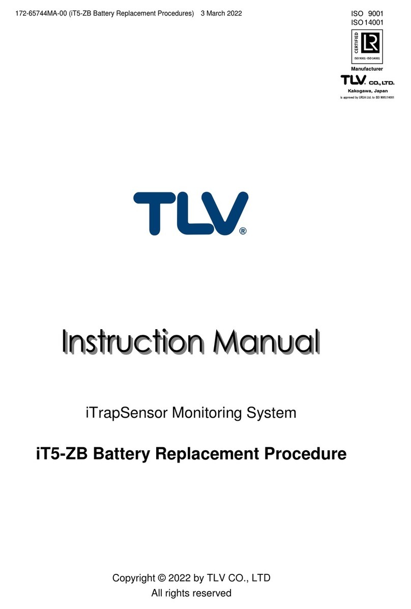 TLV iTrapSensor iT5-ZB User manual