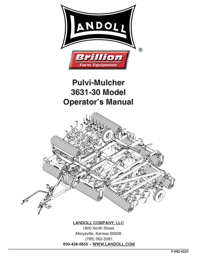 Landoll 3631-30 Operator's manual