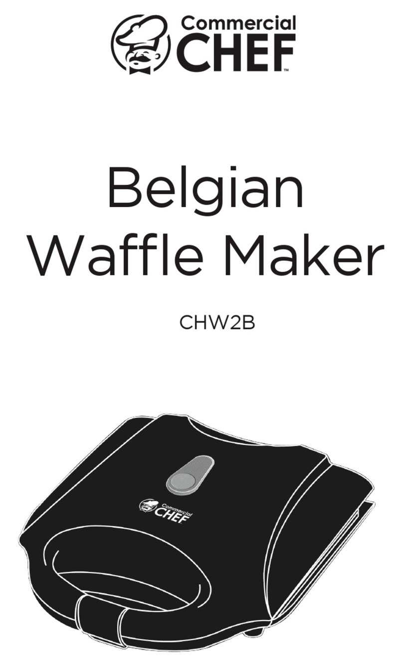 Commercial CHEF CHW2B manual