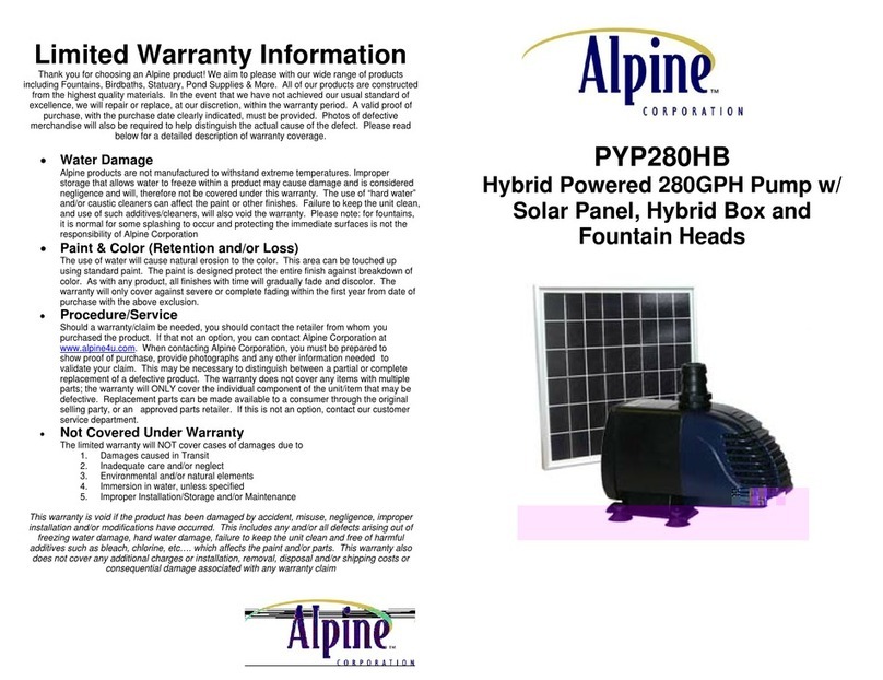 Alpine PYP280HB manual