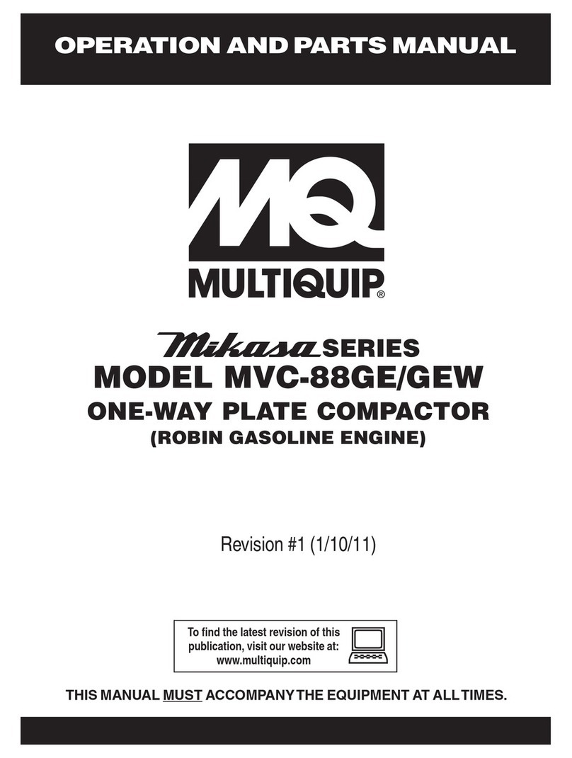 MQ Multiquip Mikasa MVC-88GE Guide