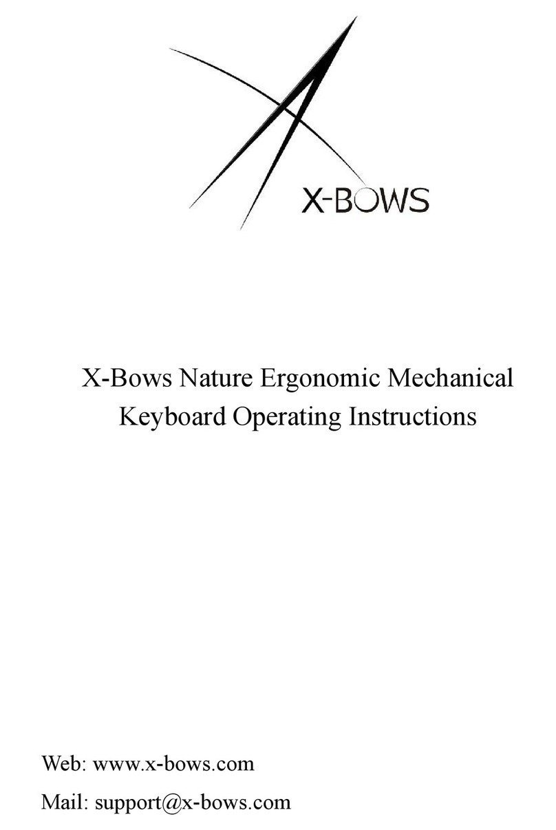 X-Bows Nature operating instructions