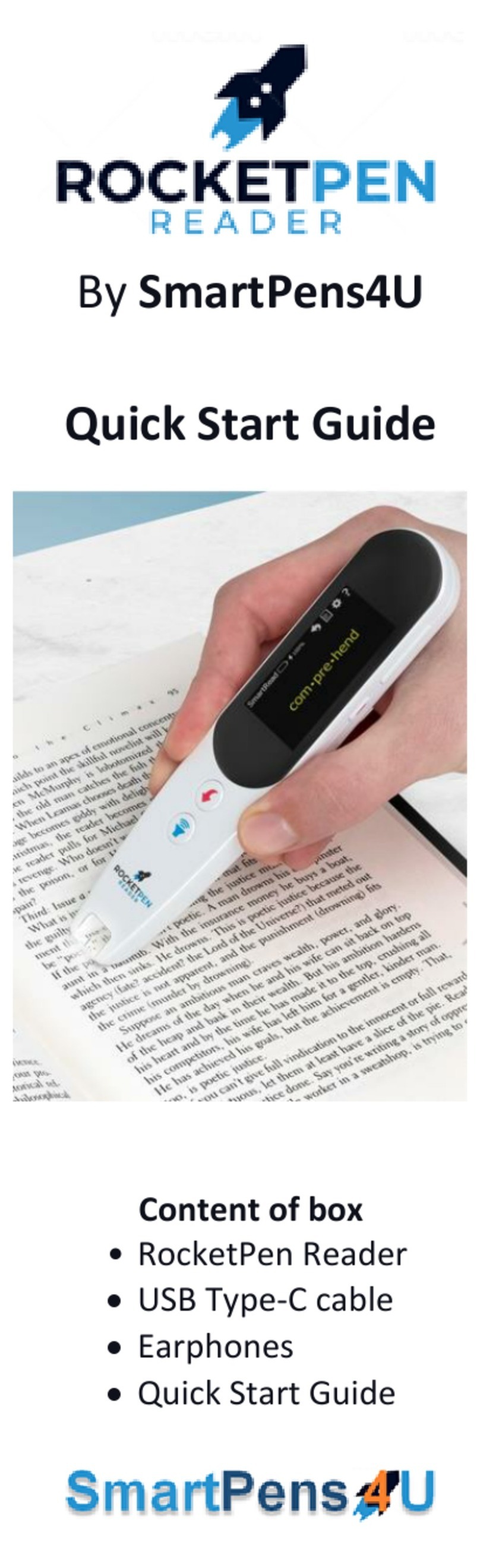 SmartPens4U RocketPen Reader User manual