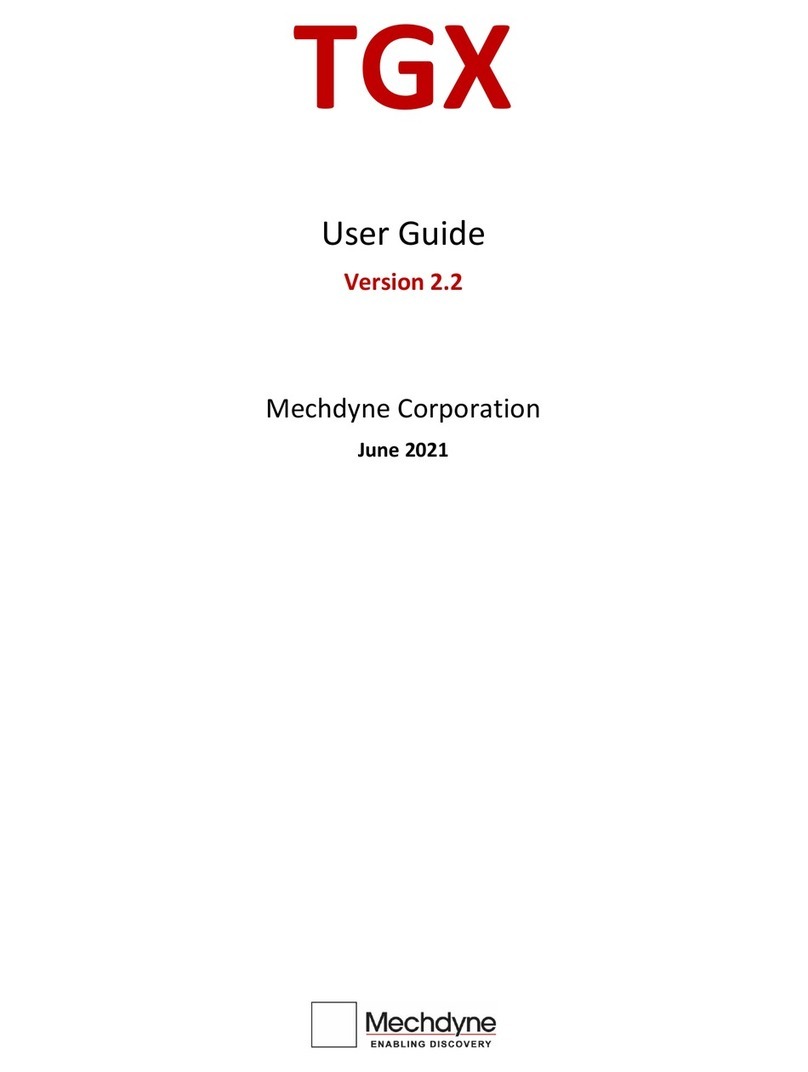Mechdyne Corporation TGX user guide