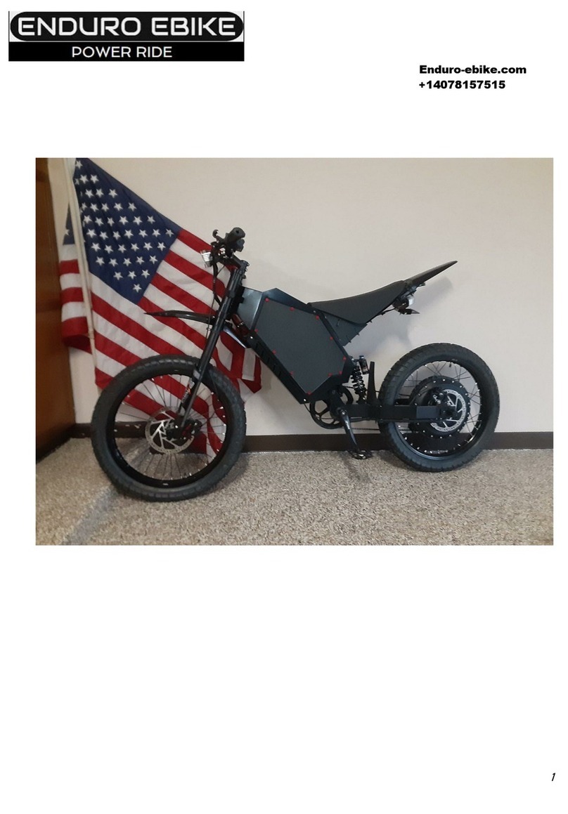 ENDURO EBIKE e-RUNNER user manual