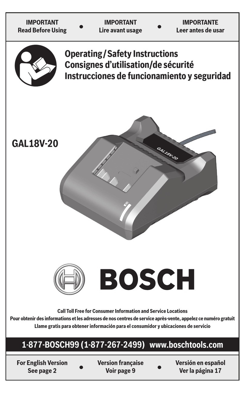 Bosch GAL18V-20 Operating/safety instructions