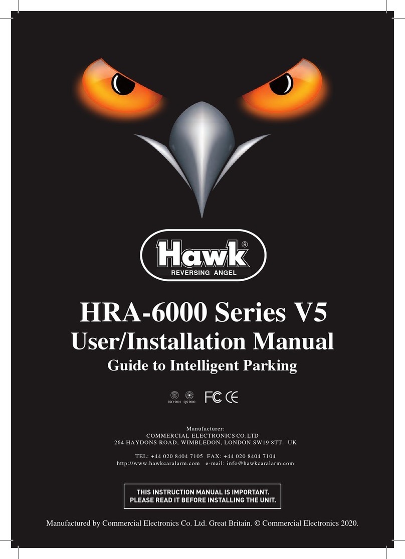 Hawk HRA-6000 V5 Series User & installation manual