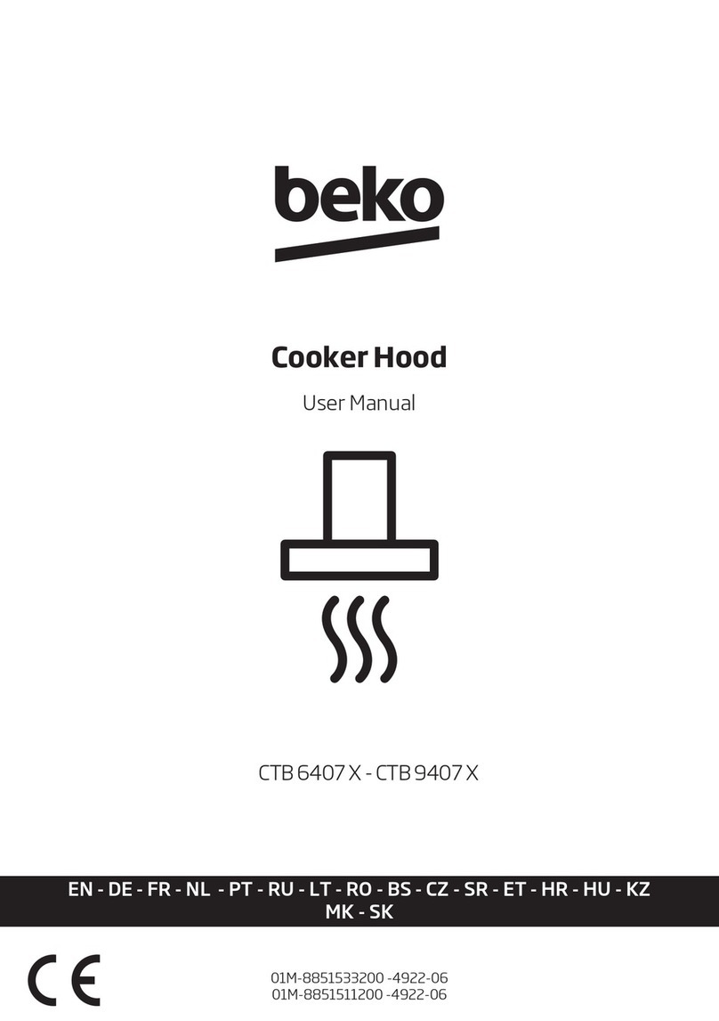 Beko CTB 6407 X user manual