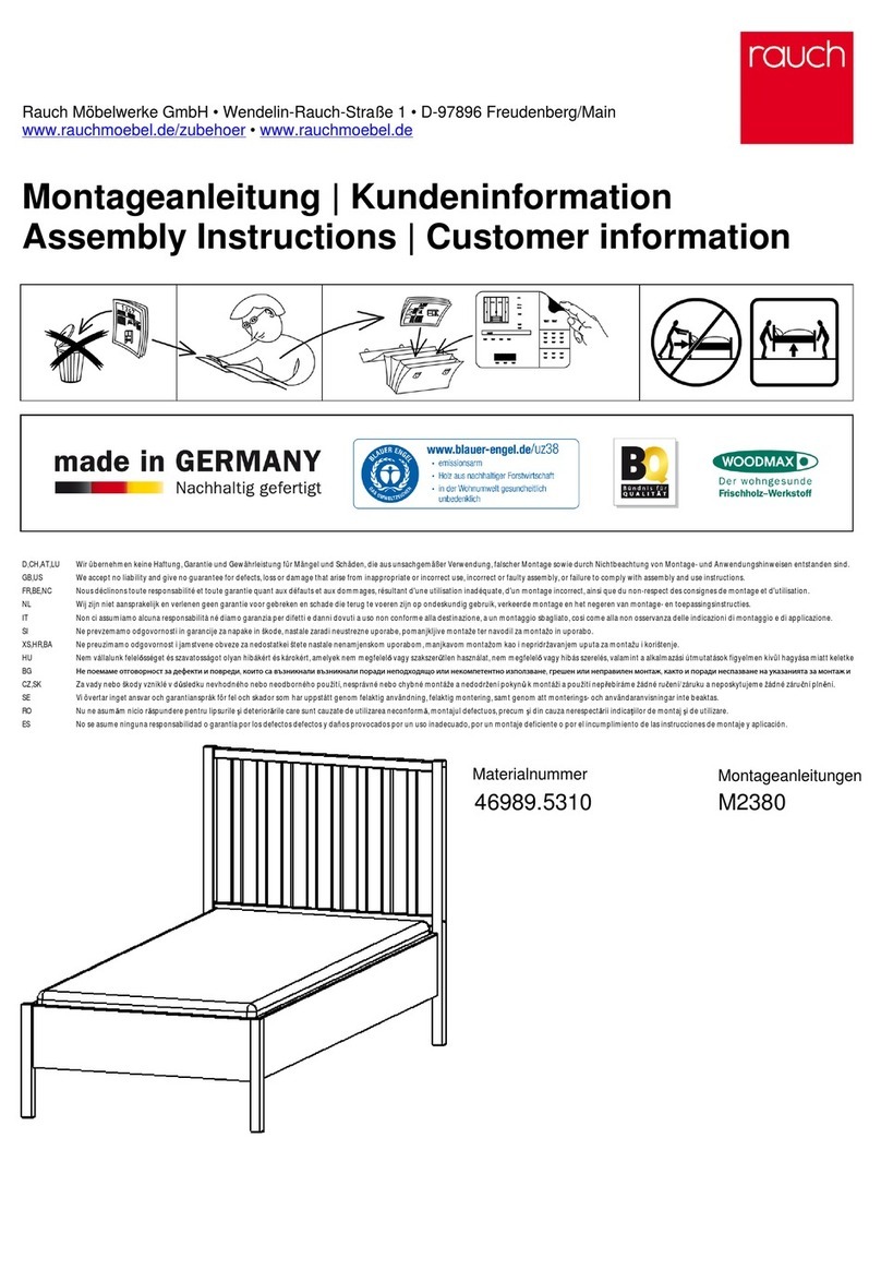 Rauch M2380 Assembly instructions