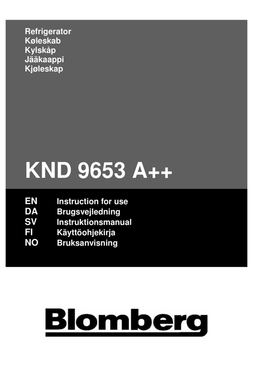 Blomberg KND 9653 A++ User manual