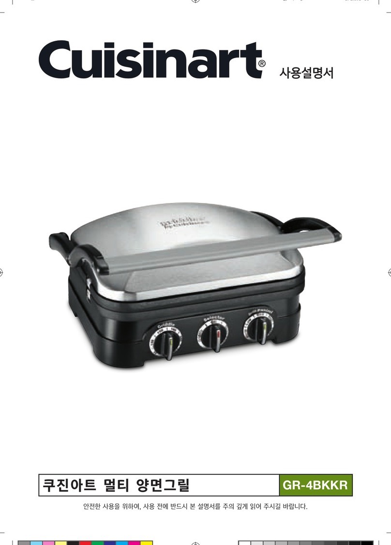 Cuisinart GR-4BKKR User manual