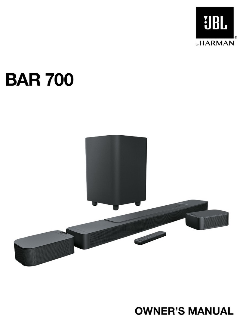 Harman JBL BAR 700 User manual