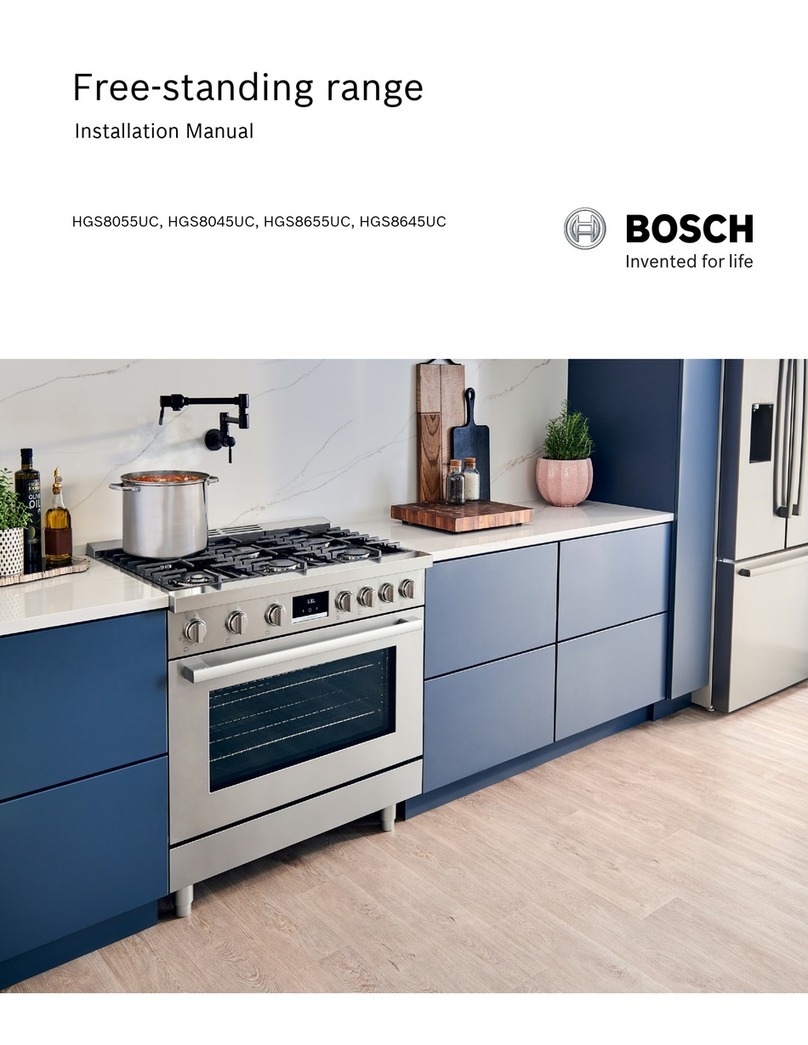 Bosch HGS8045UC-CL User manual