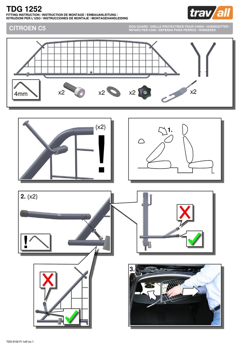 travall TDG 1252 Install guide travall TDG 1252 Install guide