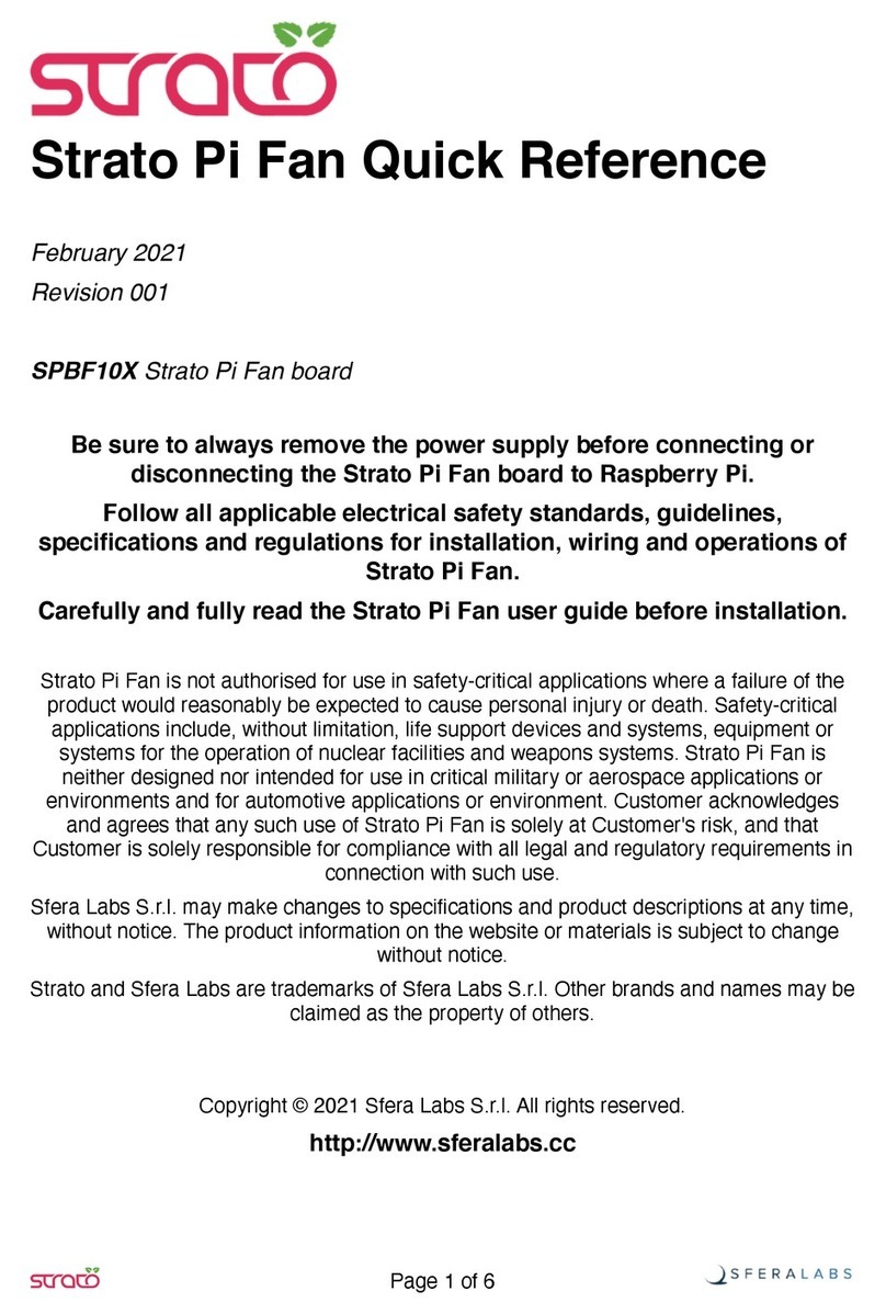 Sferalabs Strato Pi UPS quick reference