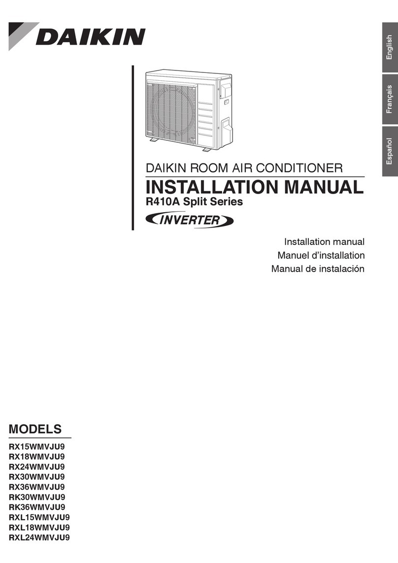Daikin RX15WMVJU9 User manual