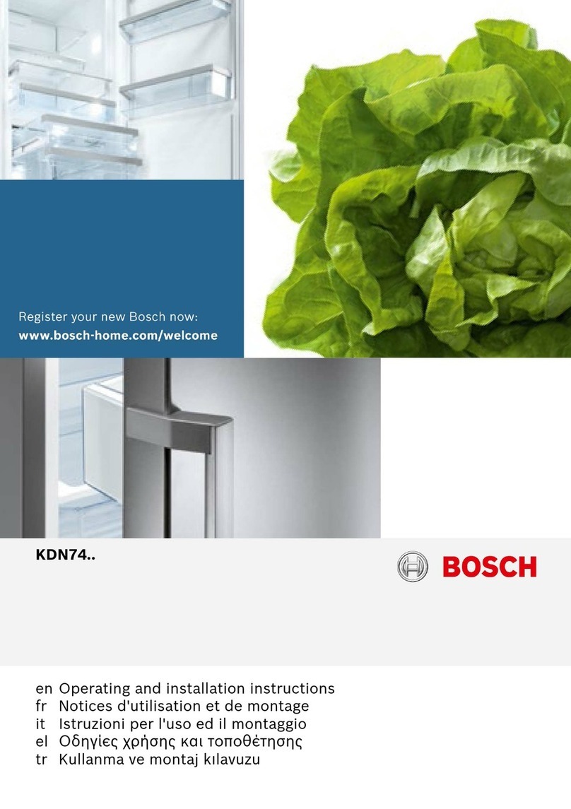 Bosch KDN74 Series User manual