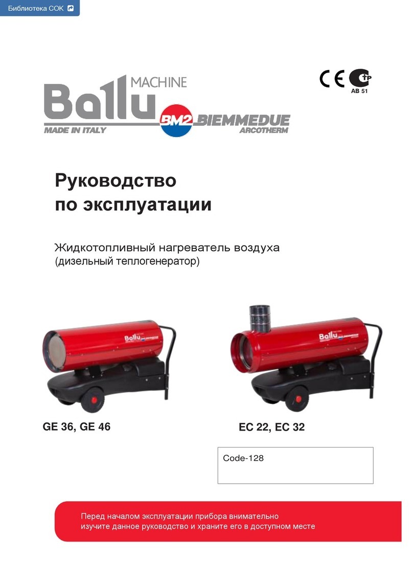 BIEMMEDUE Ballu BM2 GE 36 manual