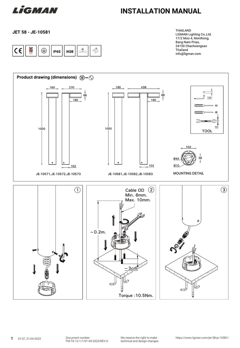 LIGMAN JET 58 installation manual