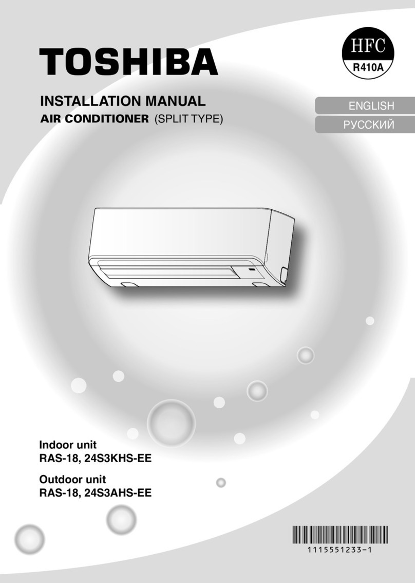Toshiba RAS-18S3KHS-EE User manual