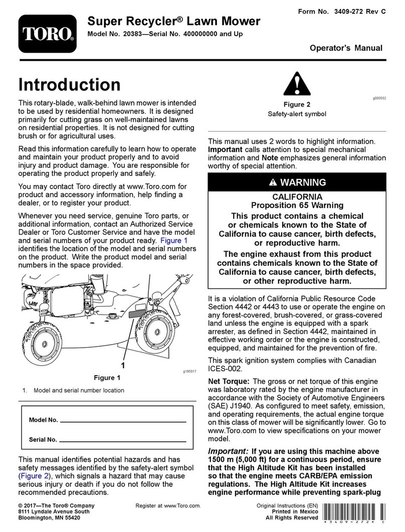 Toro Super Recycler 20383 User manual