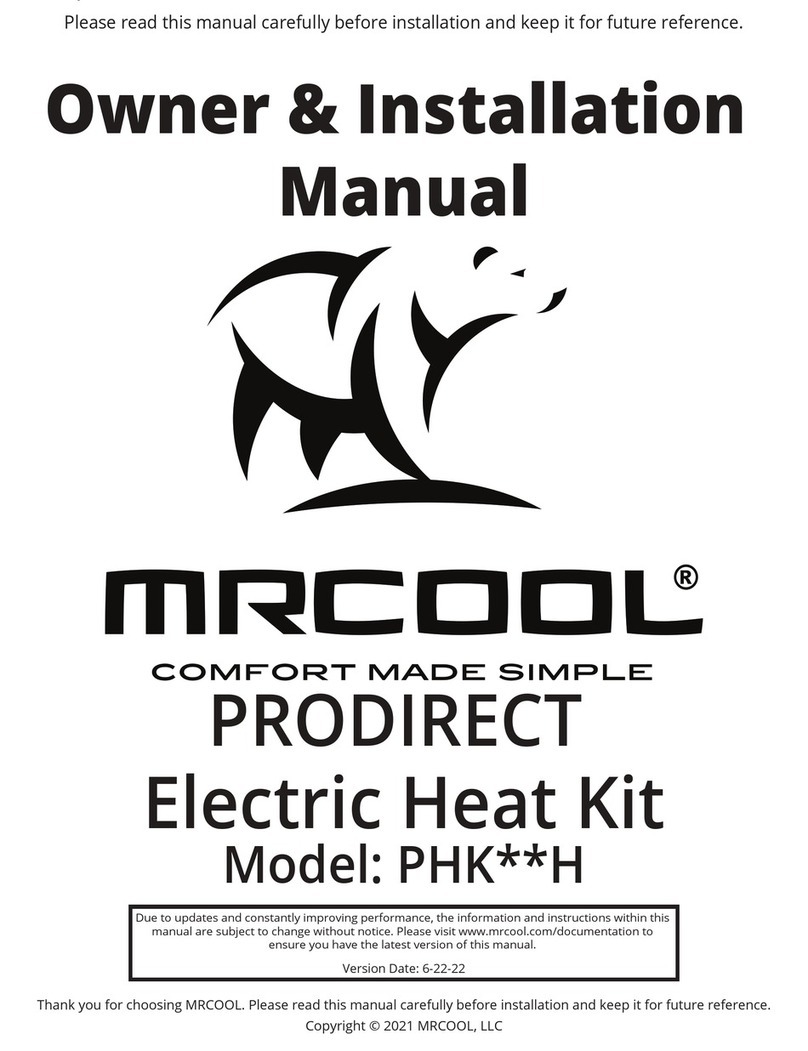 MrCool PRODIRECT PHK H Series Quick start guide