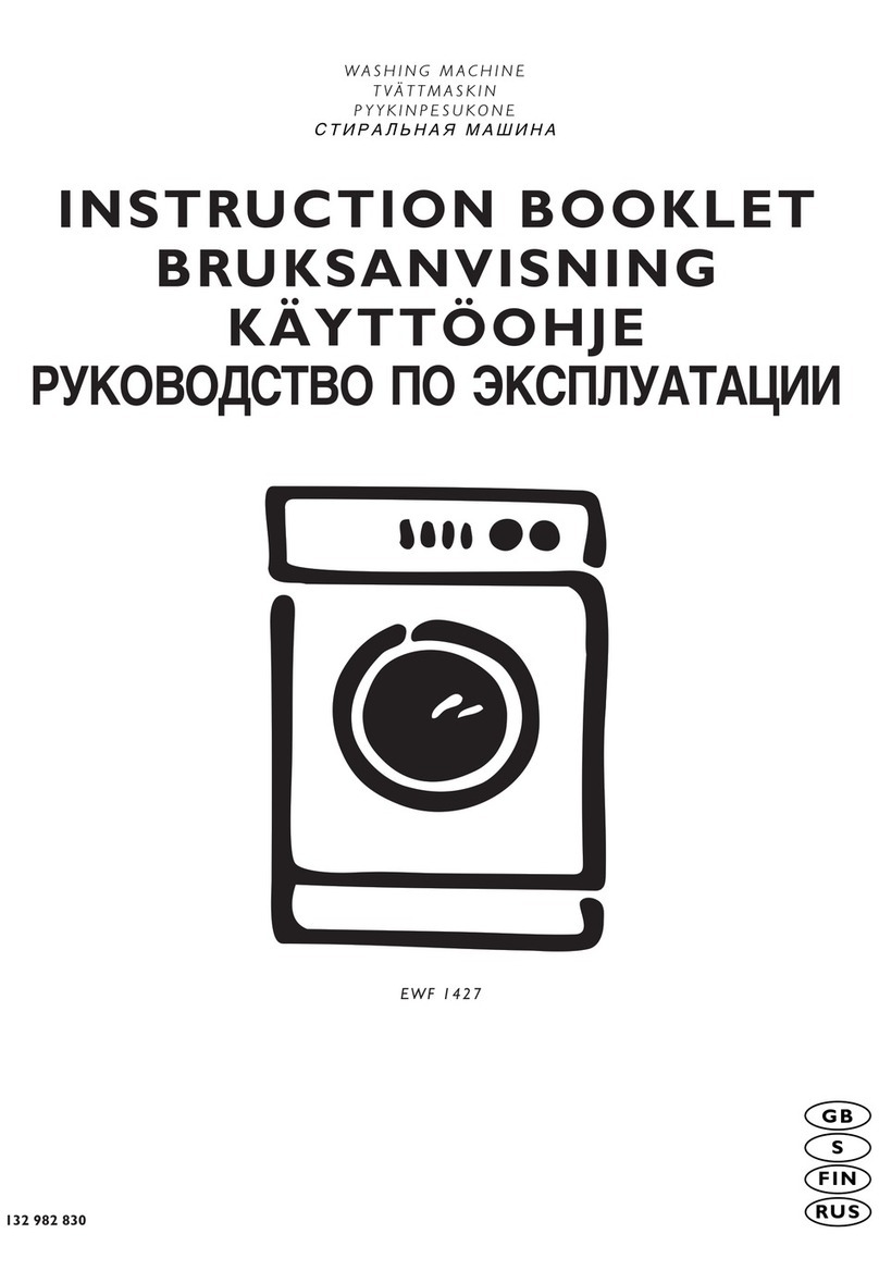 Electrolux EWF 1427 Instruction booklet Electrolux EWF 1427 Instruction booklet
