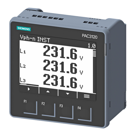 Siemens SENTRON PAC3220 User manual