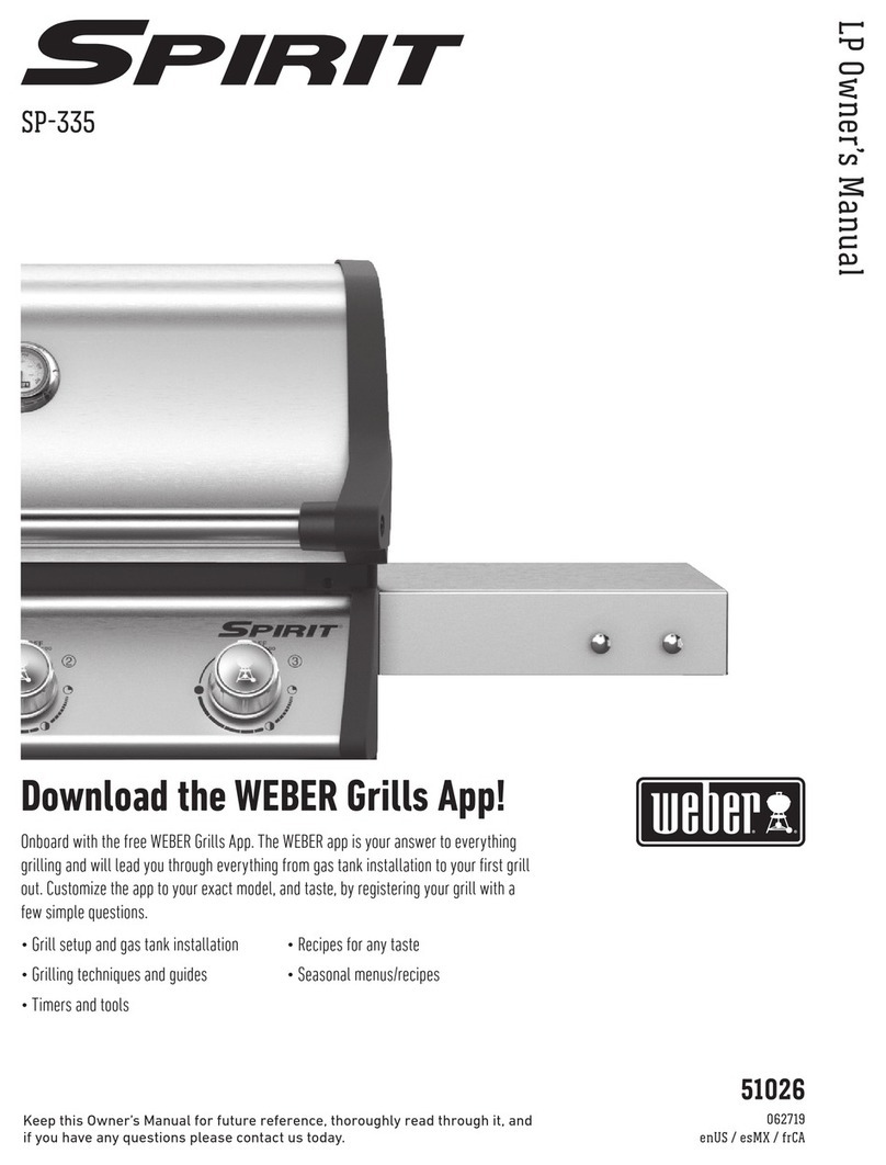 Weber 47812001 owner's manual